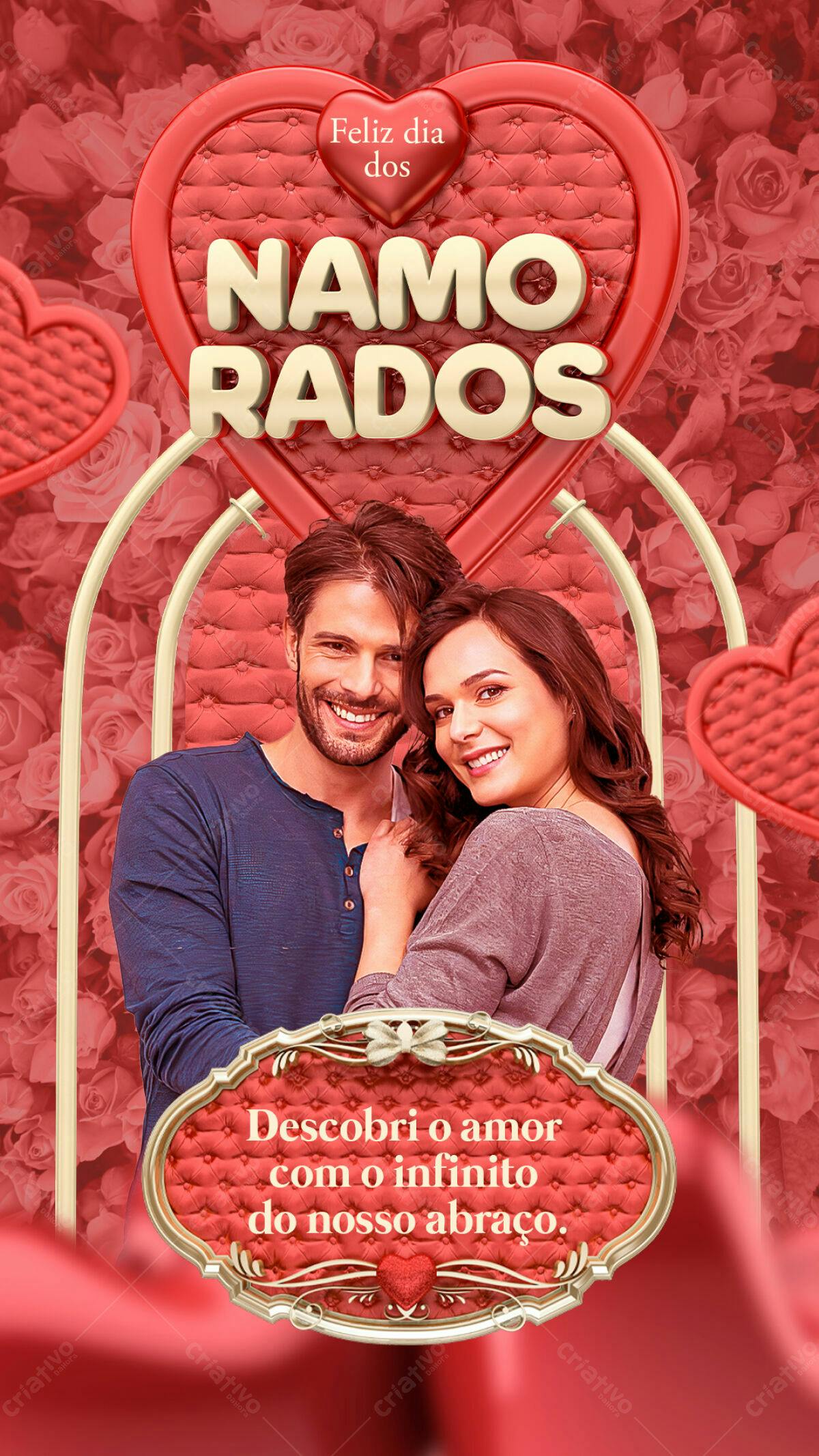 Flyer Dia dos Namorados PSD Editável