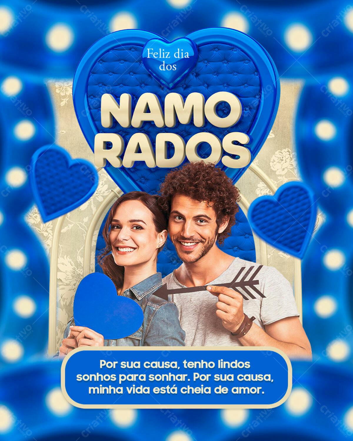 Flyer Dia dos Namorados PSD Editável