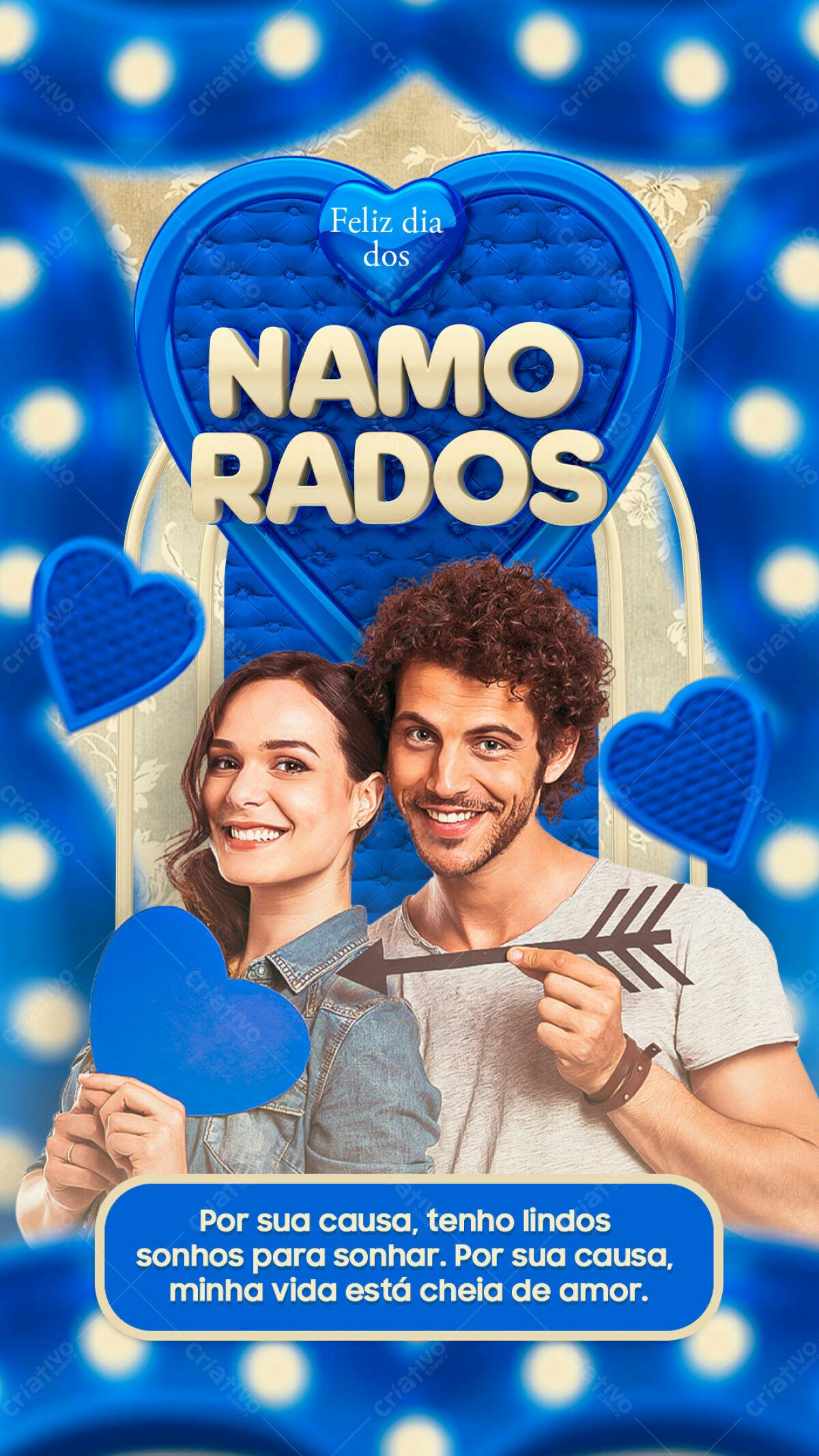 Flyer Dia dos Namorados PSD Editável
