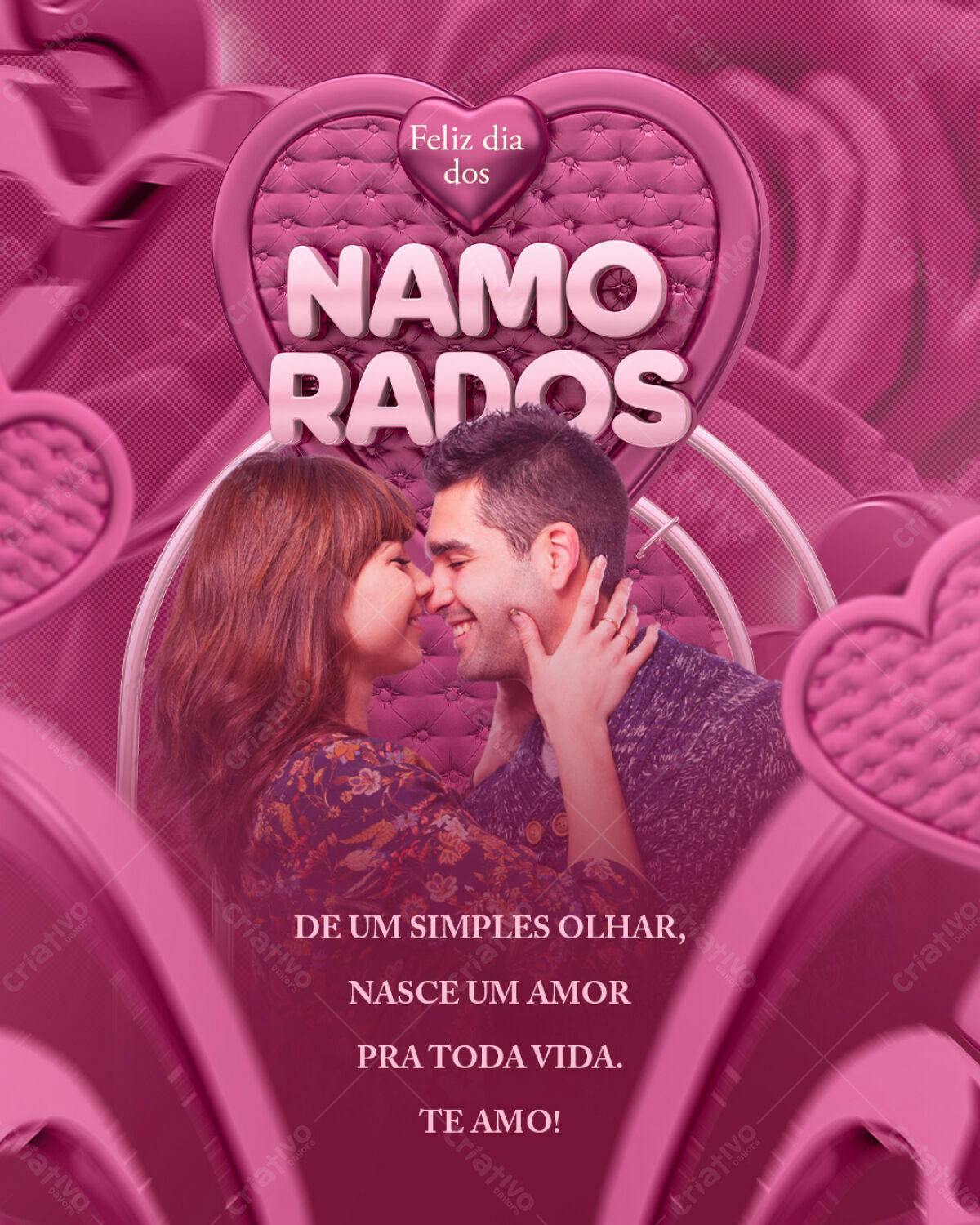 Flyer Dia dos Namorados PSD Editável