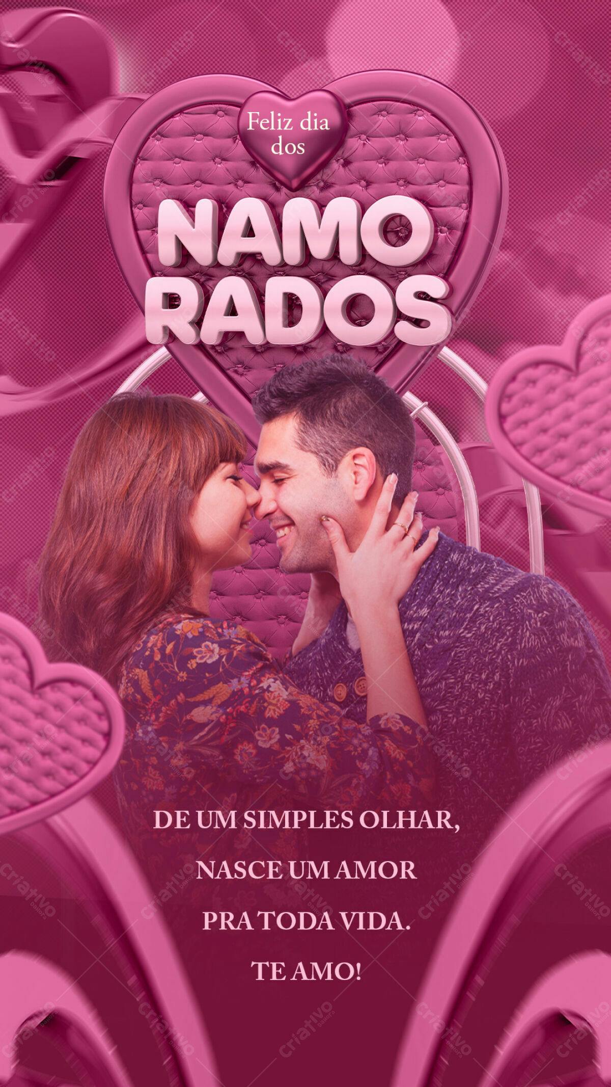 Flyer Dia dos Namorados PSD Editável
