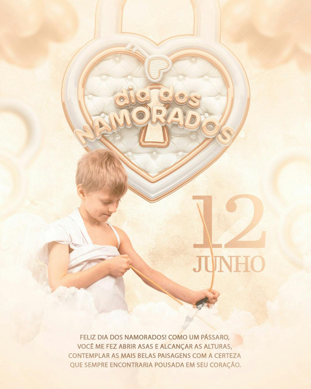 Flyer Dia dos Namorados PSD Editável
