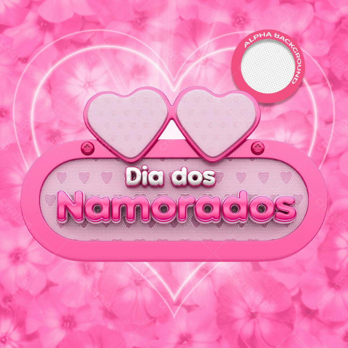 Banner Dia dos Namorados PSD Editável