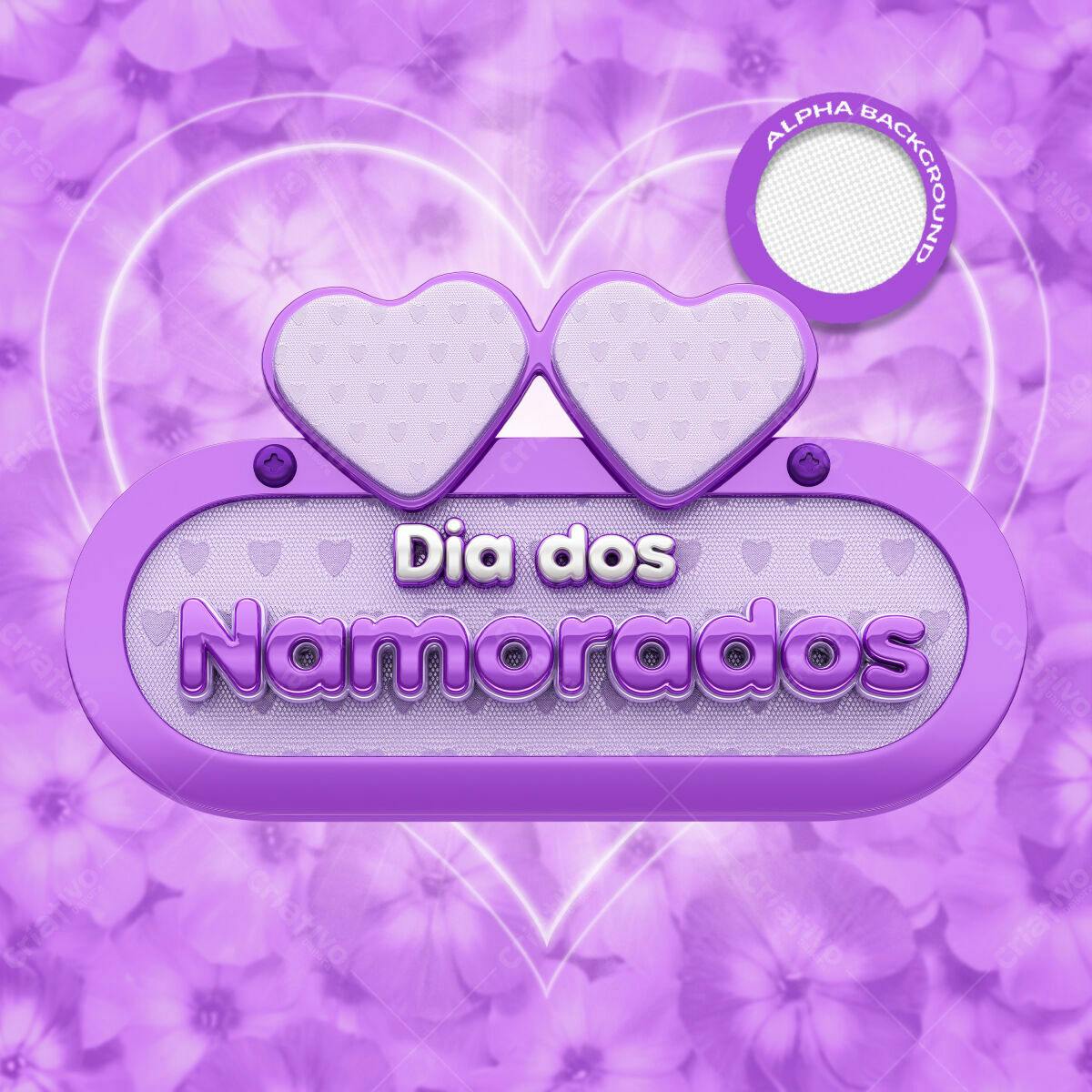 Banner Dia dos Namorados PSD Editável