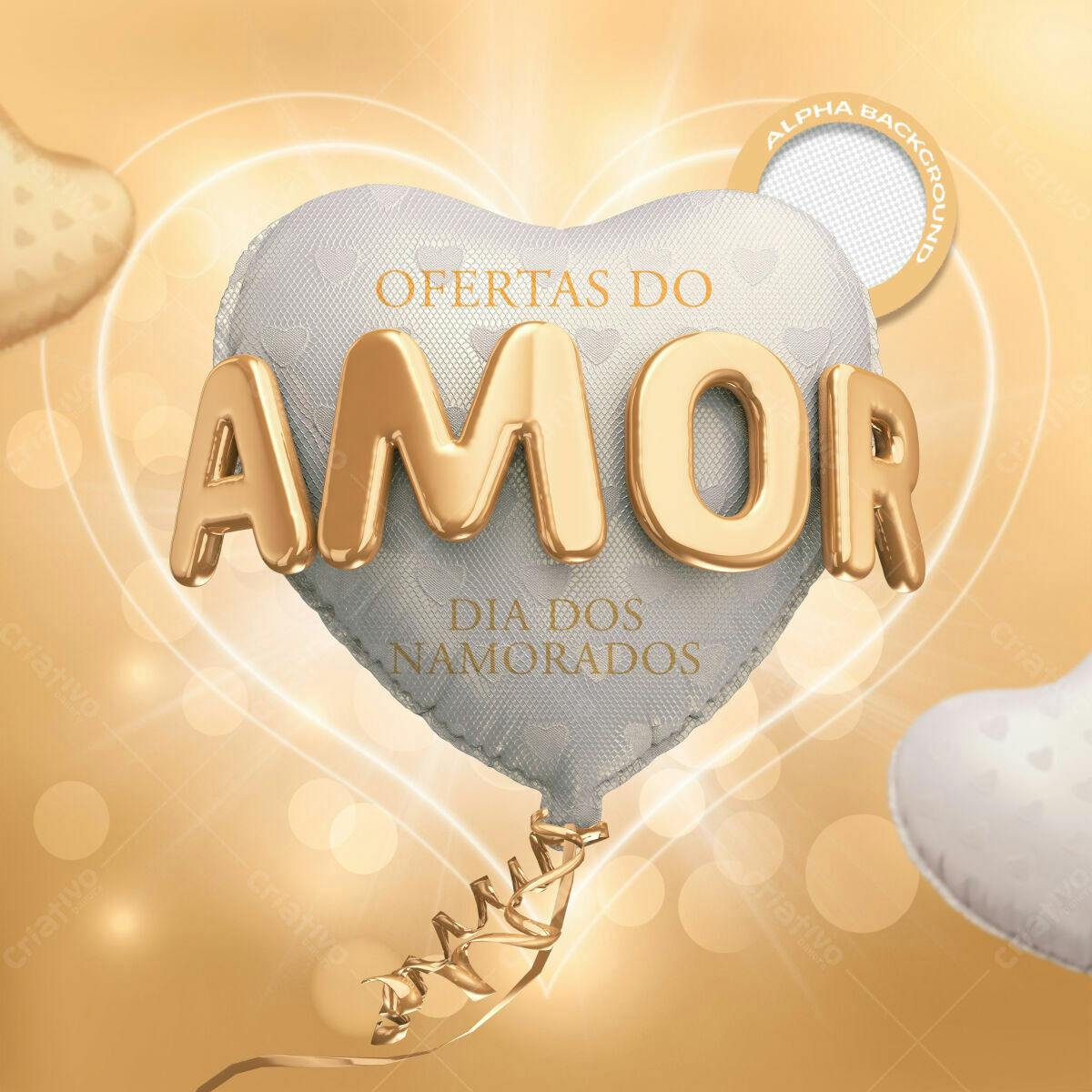 Banner Dia dos Namorados PSD Editável