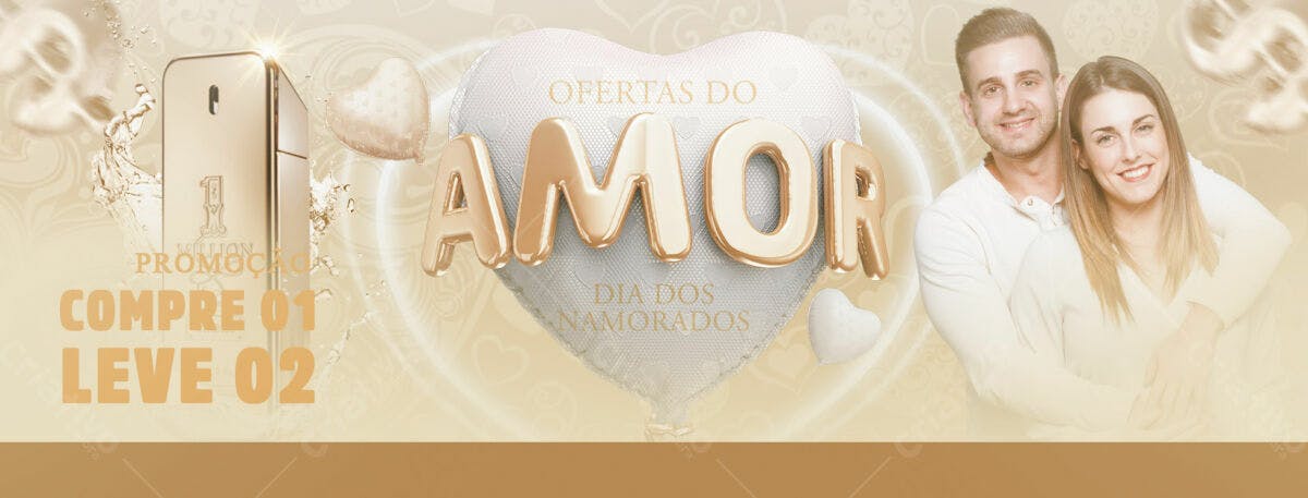 Banner Dia dos Namorados PSD Editável