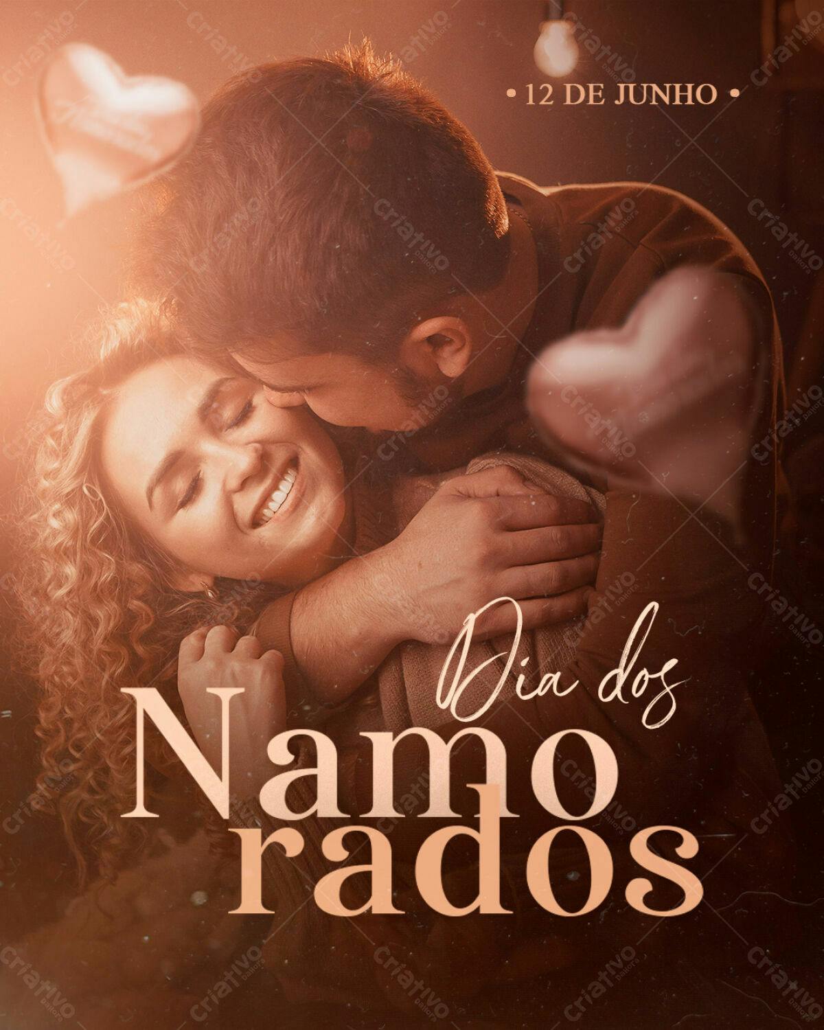 Flyer Dia dos Namorados PSD Editável