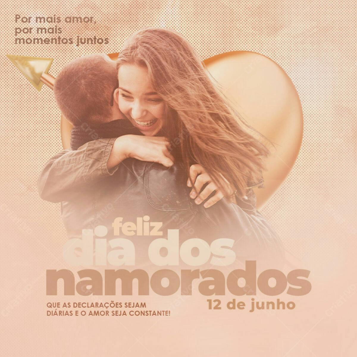 Flyer Dia dos Namorados PSD Editável
