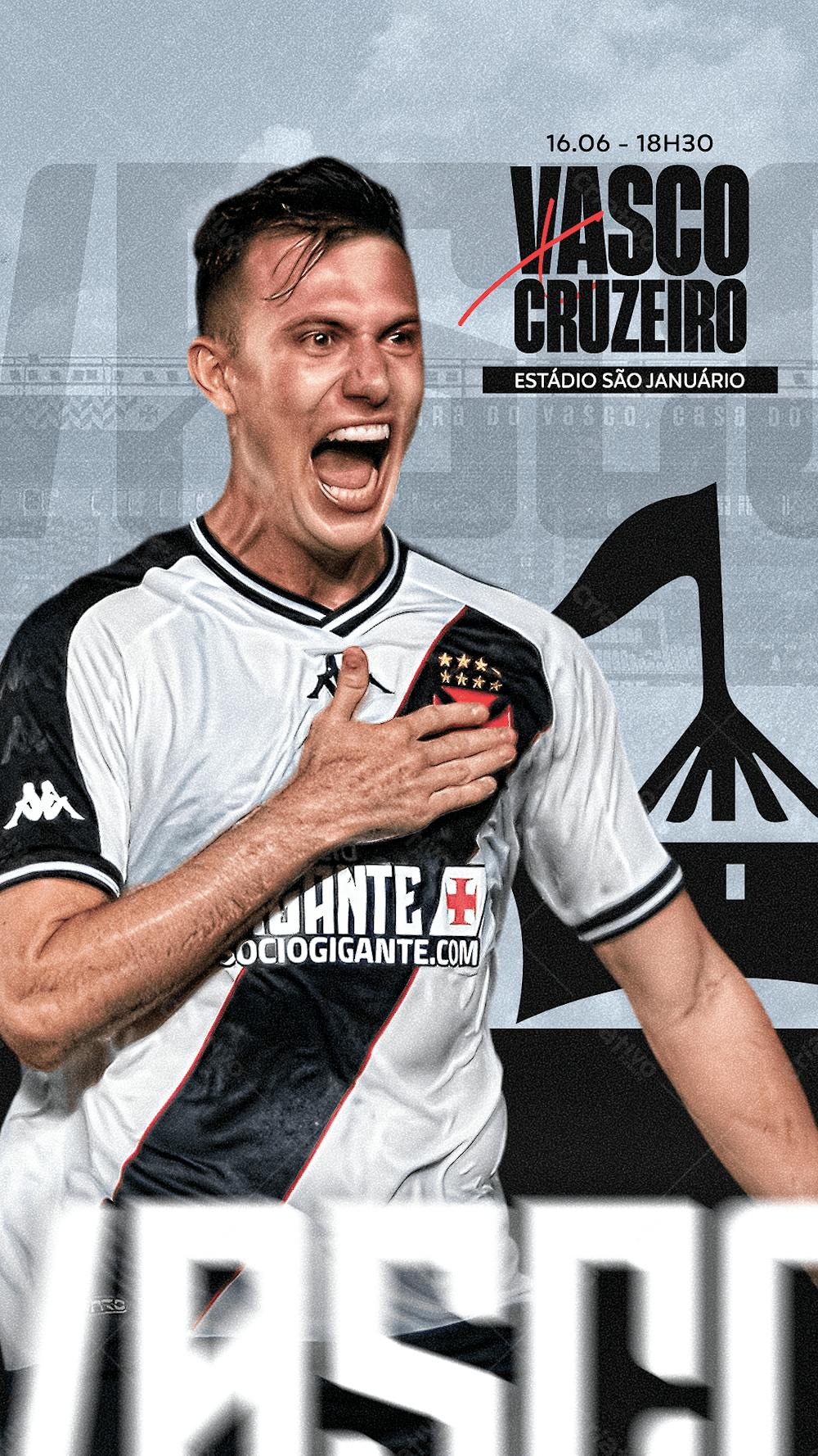 Flyer Matchday Lucas Piton Vasco