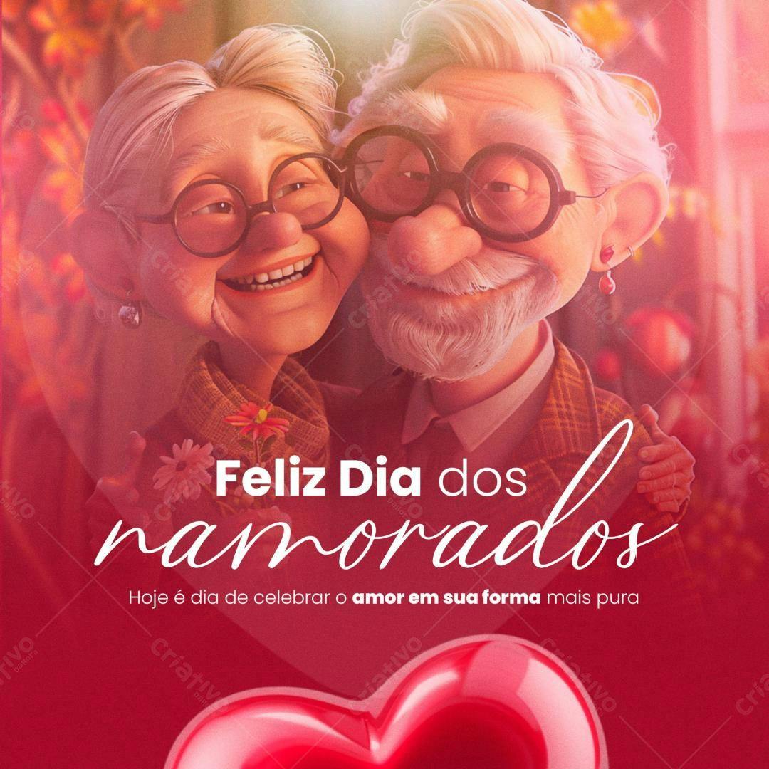 Postagem Dia dos Namorados PSD Editável