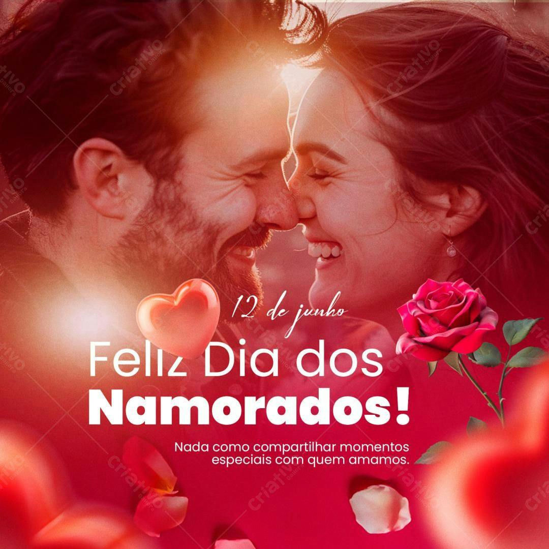 Postagem Dia dos Namorados PSD Editável