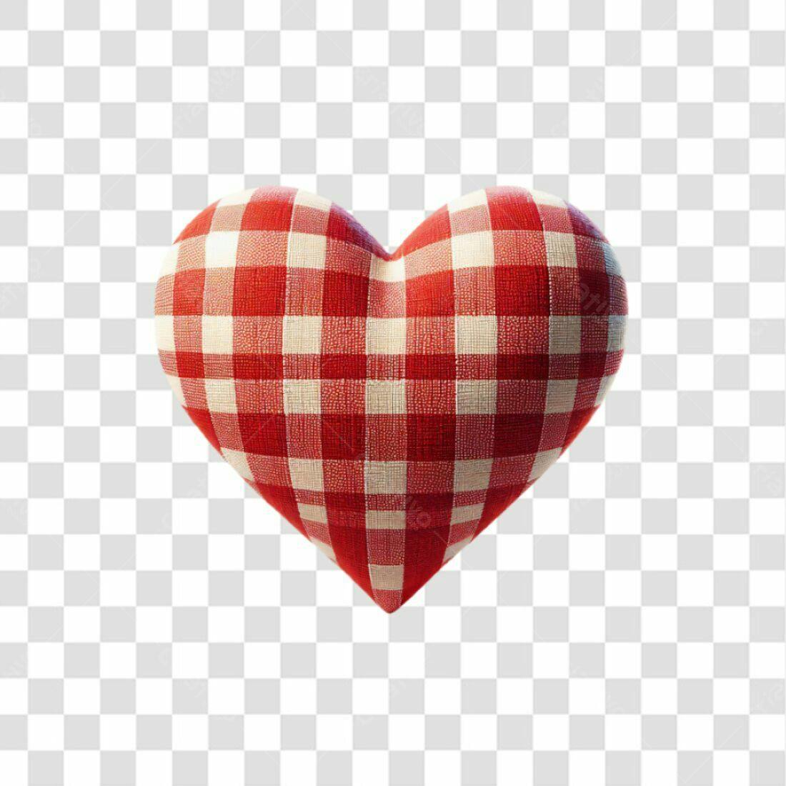 Icone Dia dos Namorados Vermelho e Branco PNG com fundo transparente