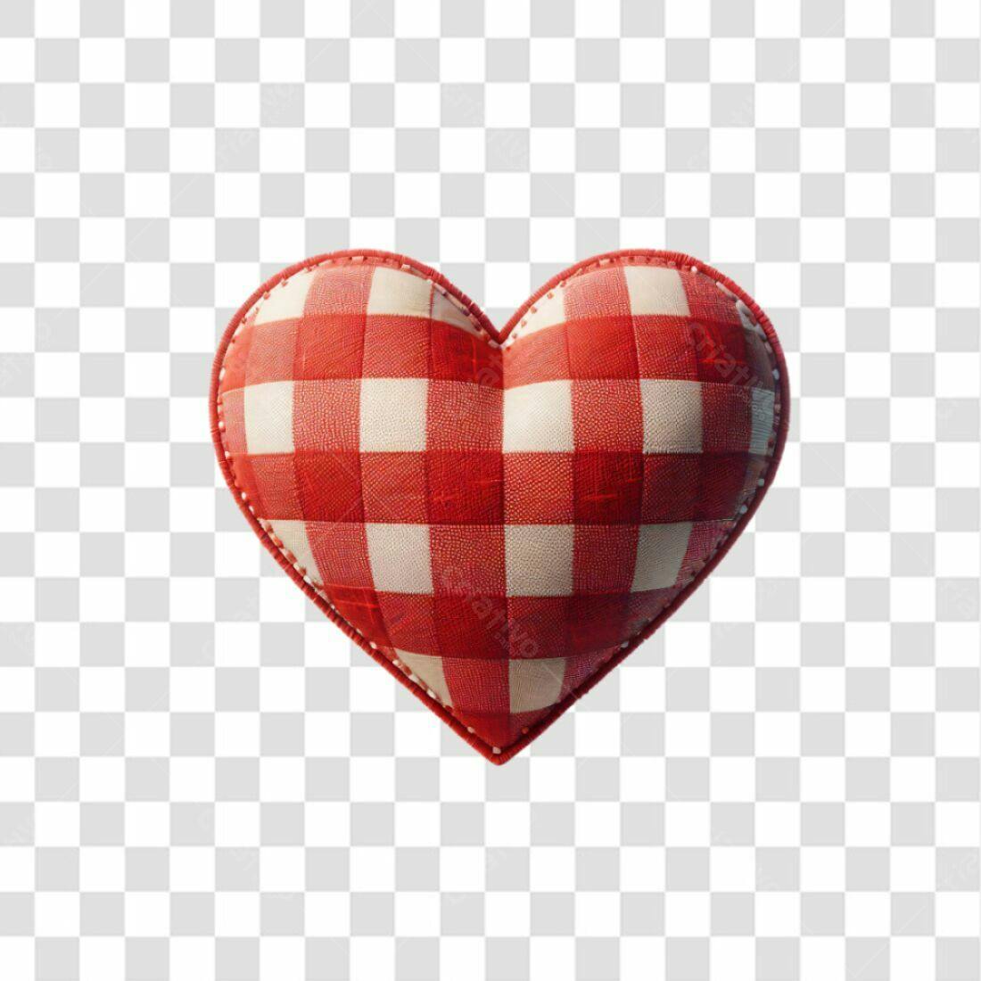 Icone Dia dos Namorados Vermelho e Branco PNG com fundo transparente