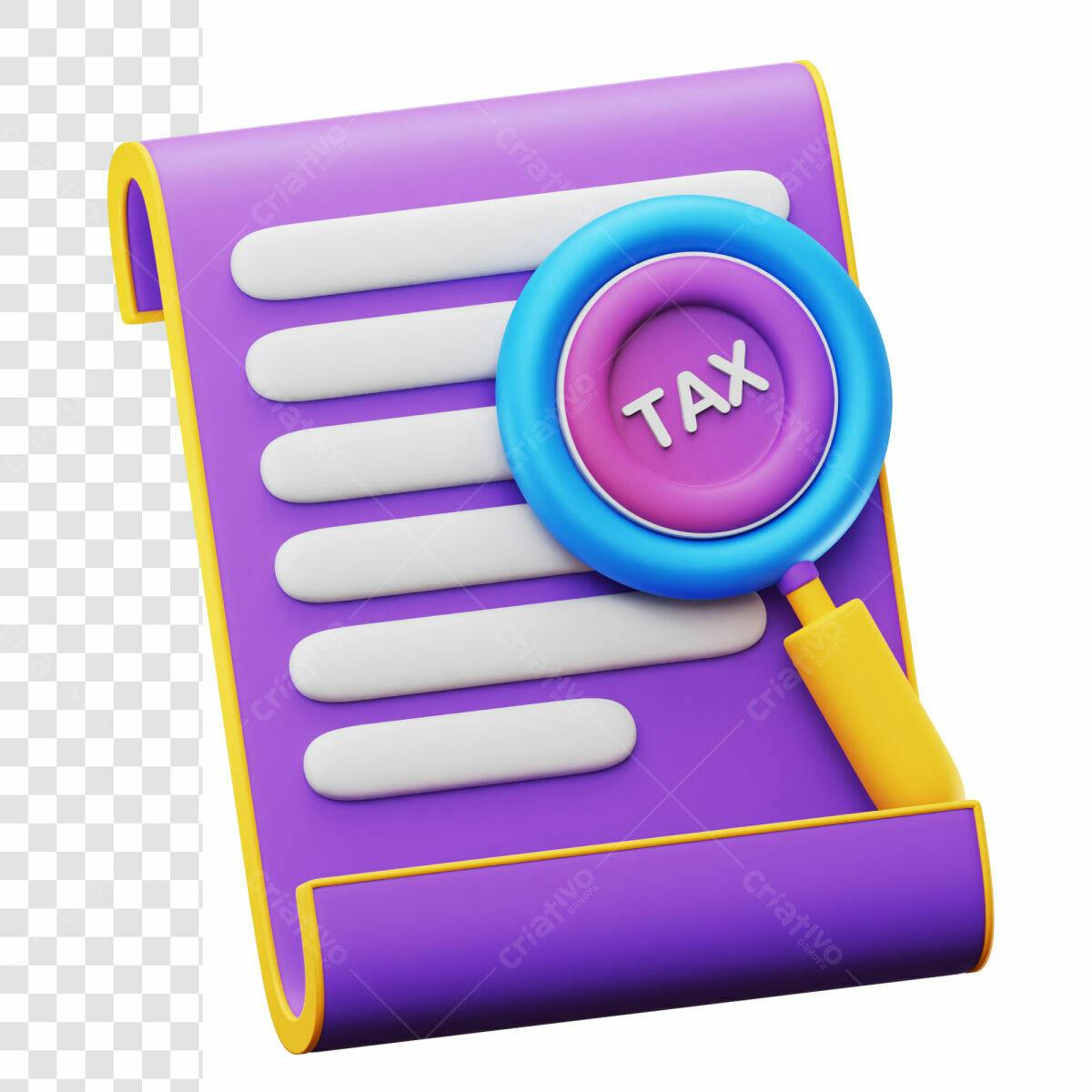 Ícone Imposto PSD Editável