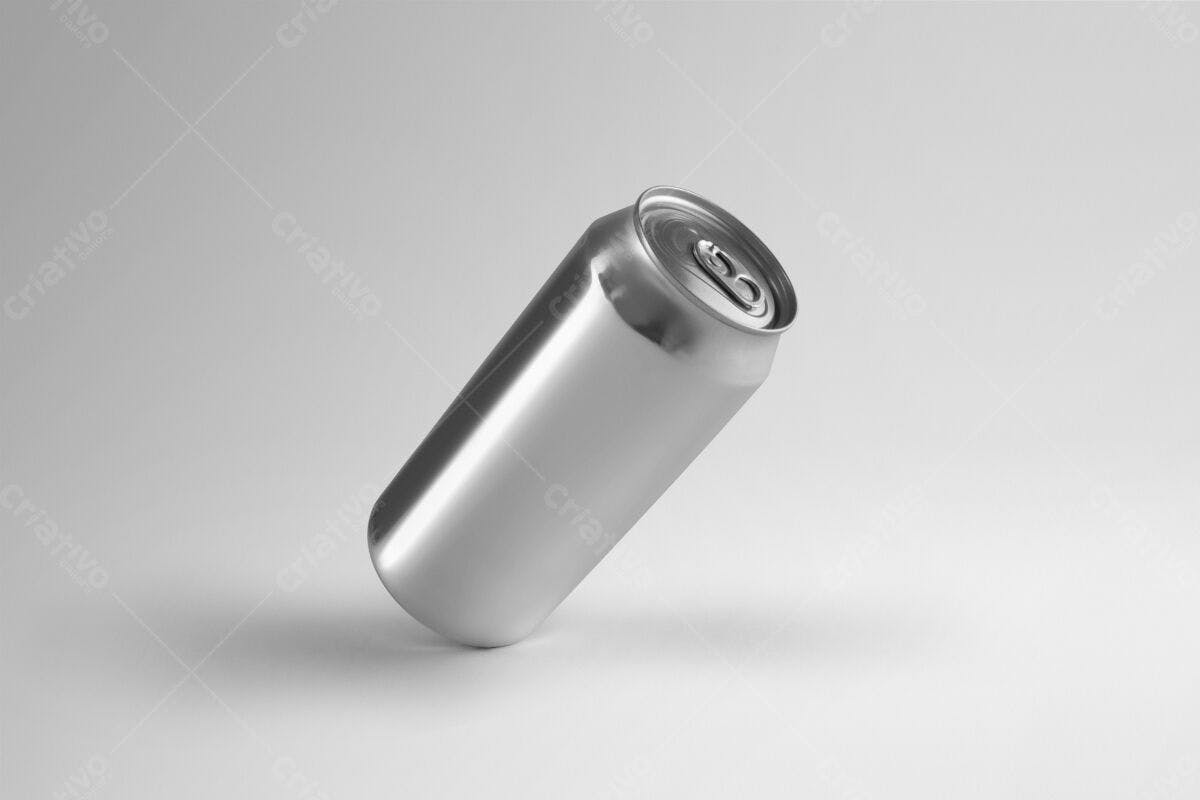Mockup de Lata de Bebida PSD Editável