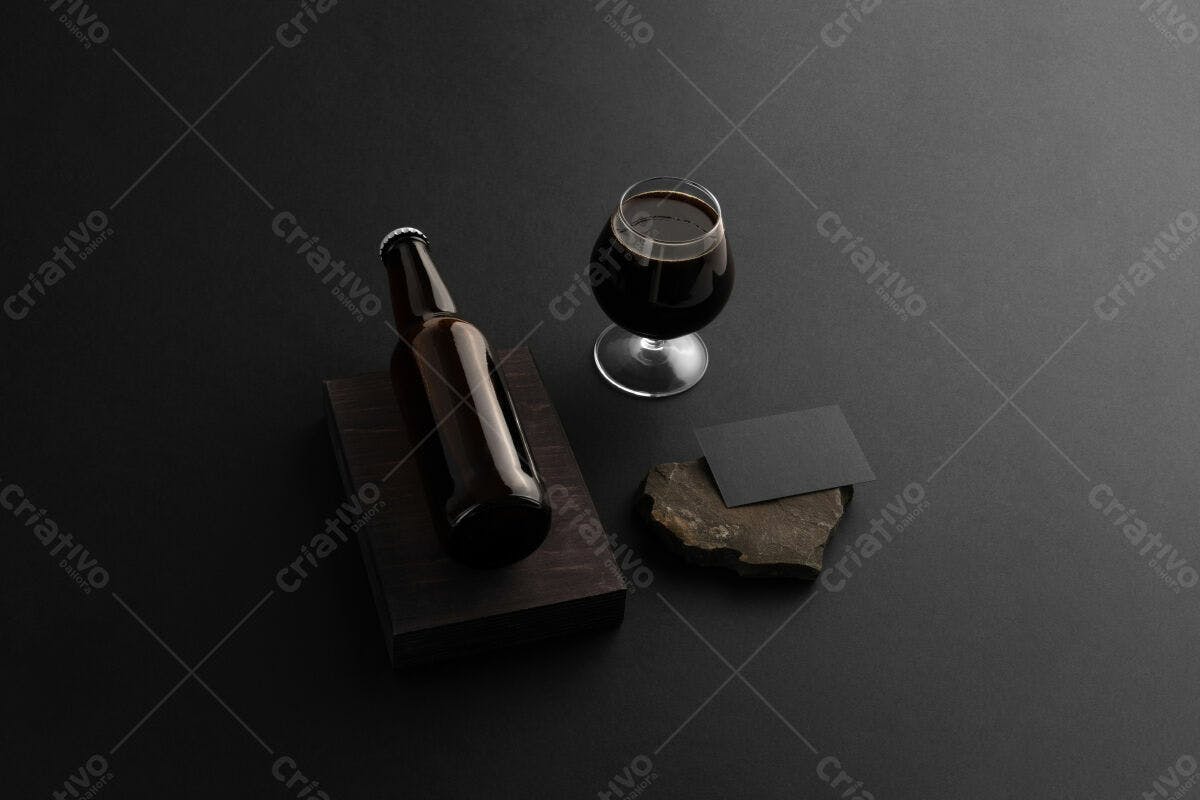 Cartão de Visita para Cervejaria Artesanal PSD Editável