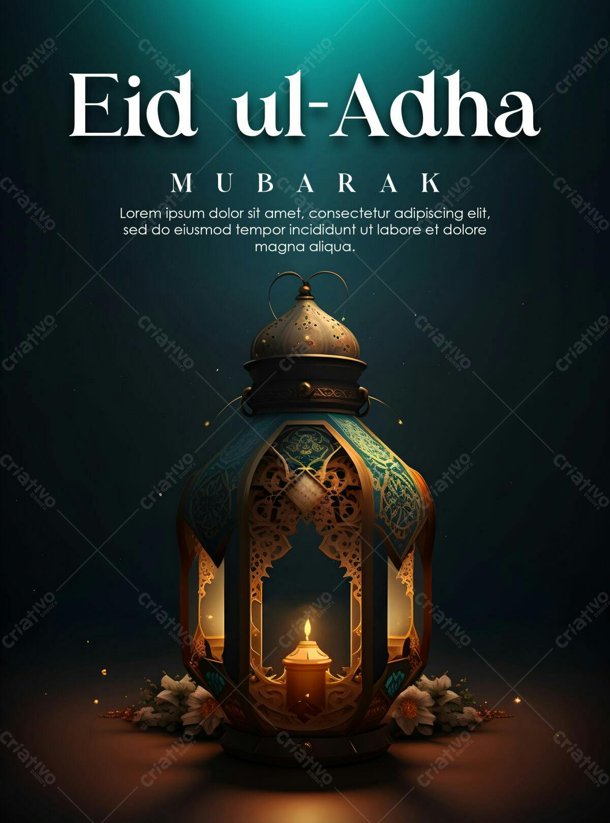 Post Eid ul-Adha PSD Editável