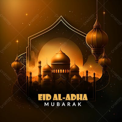 Modelo Psd De Postagem Em Mídia Social Eid Al Adha