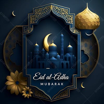 Modelo Psd De Postagem Em Mídia Social Eid Al Adha