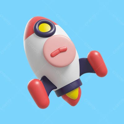 Personagem 3D Vivo E Elemento Da Natureza Psd