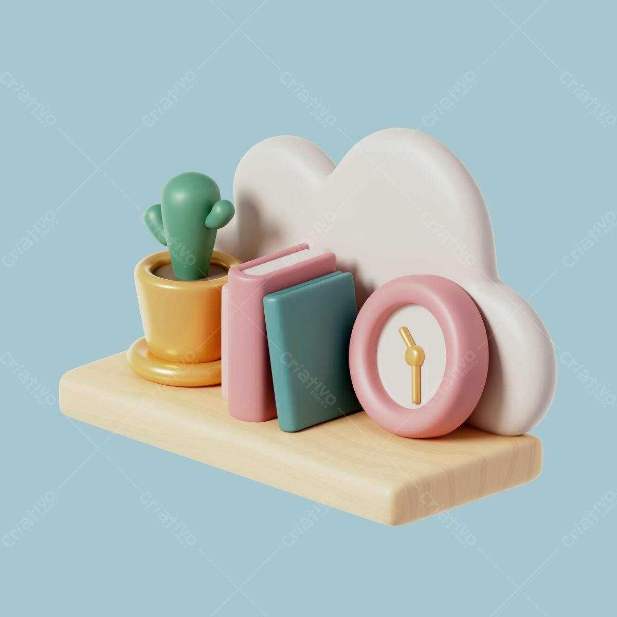 Psd Moldura para Decoração de Quarto Infantil PSD Editável