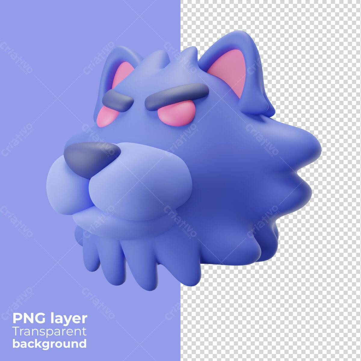 Avatar Ursinho 3D PSD Editável