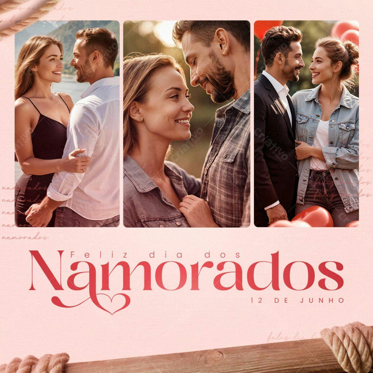 Postagem Dia dos Namorados PSD Editável