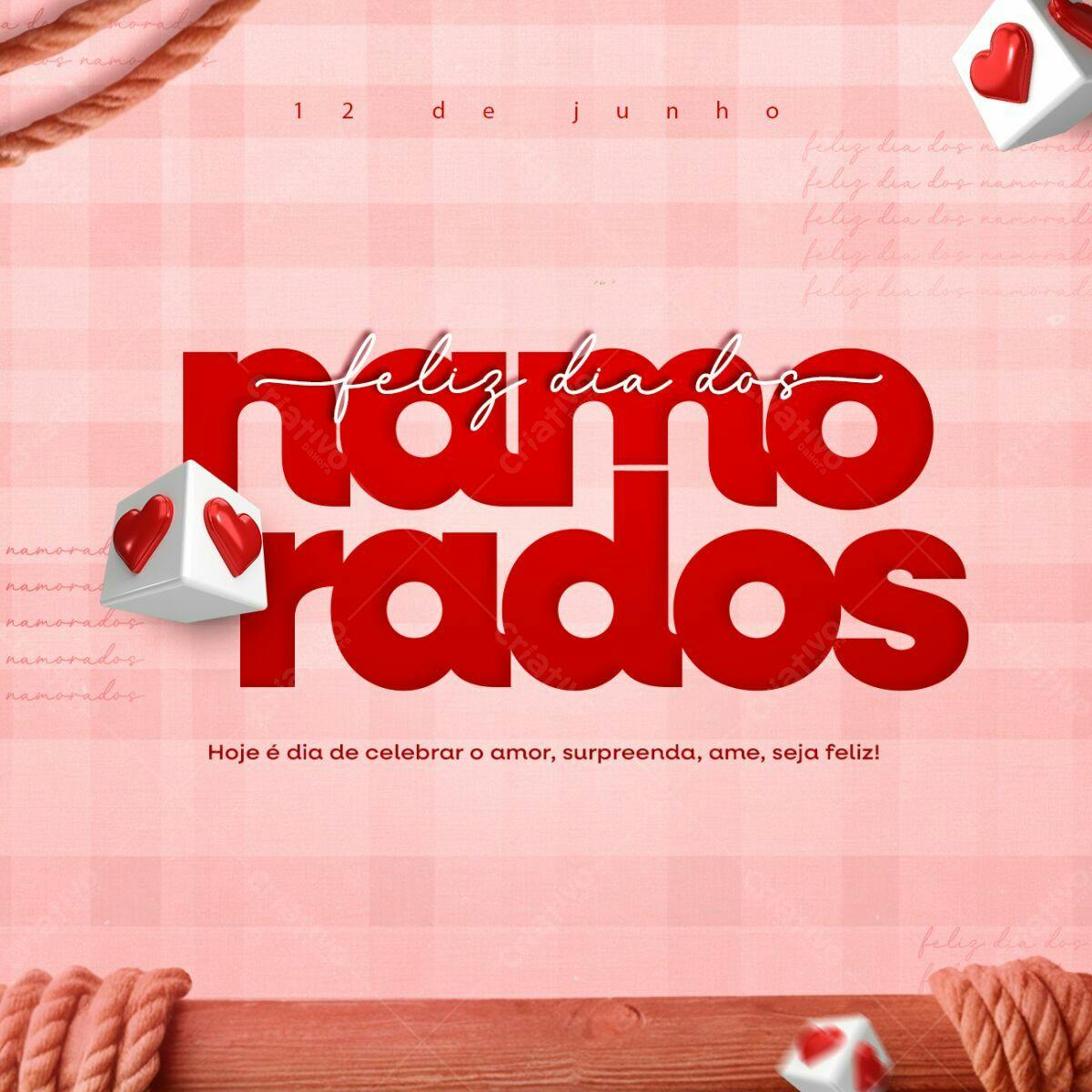 Flyer Dia dos Namorados PSD Editável
