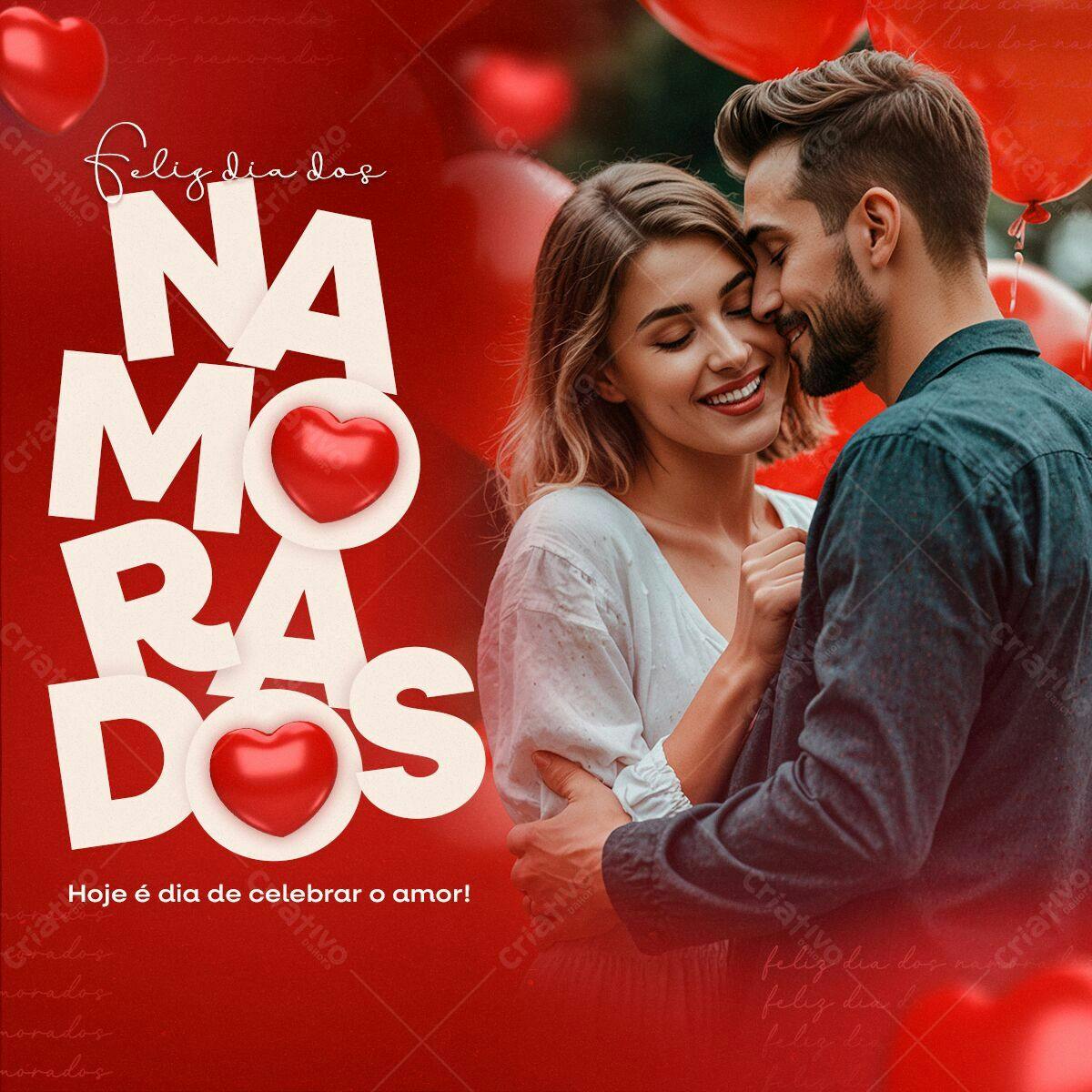 Postagem Dia dos Namorados PSD Editável