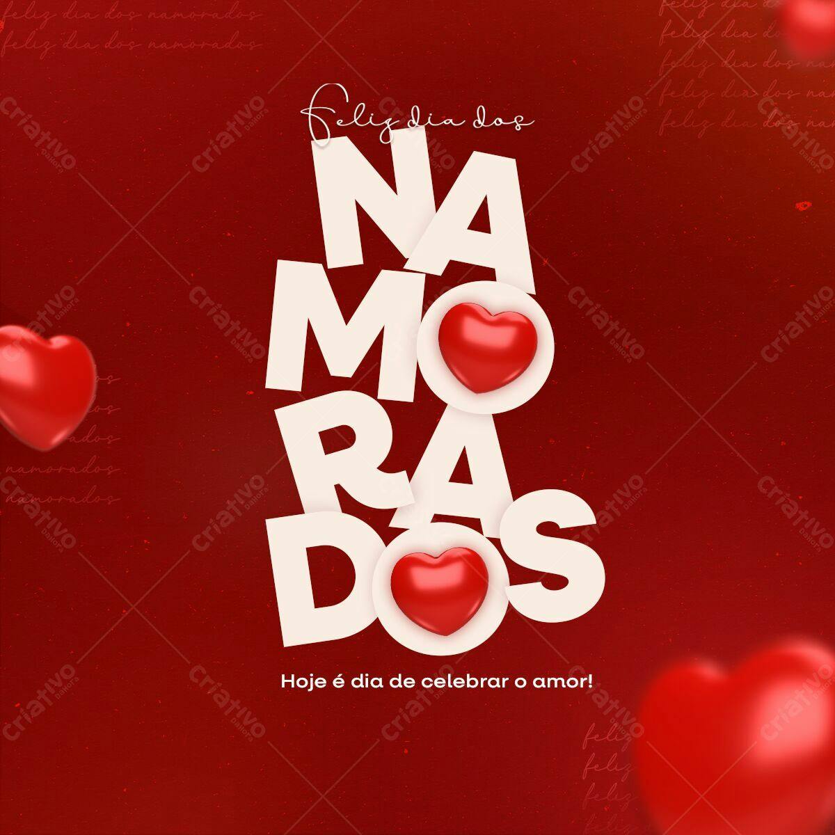 Postagem Dia dos Namorados PSD Editável