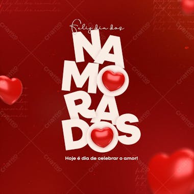 Feliz dia dos namorados