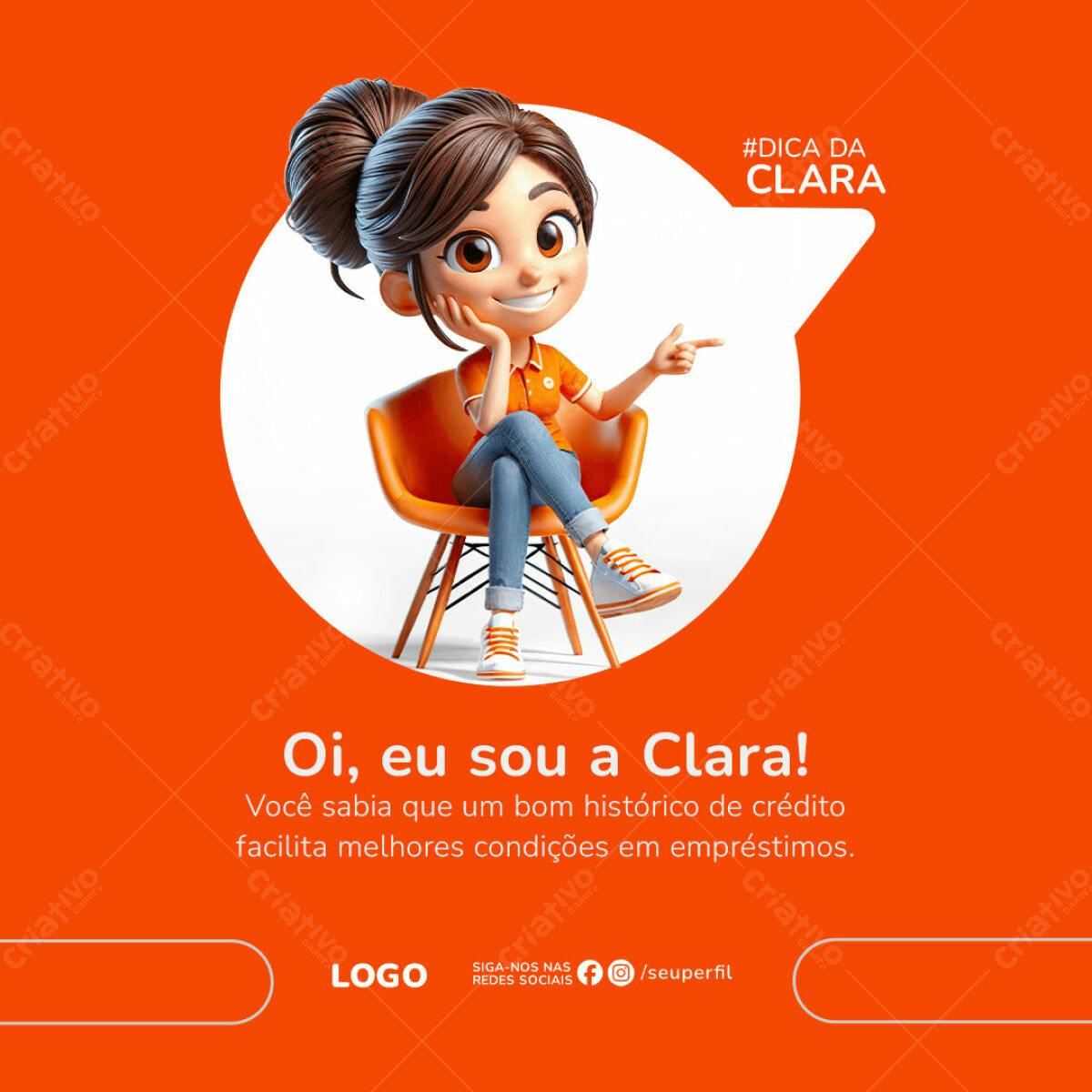 Postagem para Redes Sociais PSD Editável