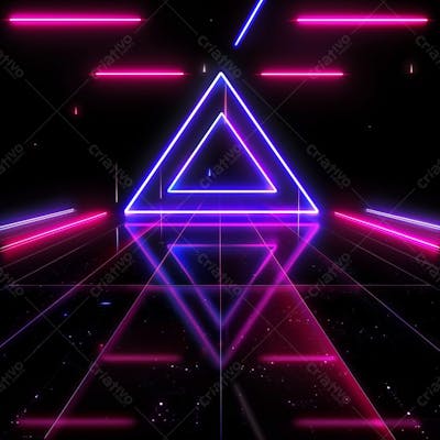 Palco Com Iluminação Em Neon, Backgrounds