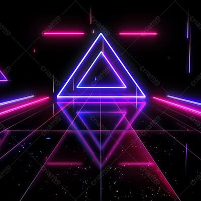 Palco Com Iluminação Em Neon, Backgrounds