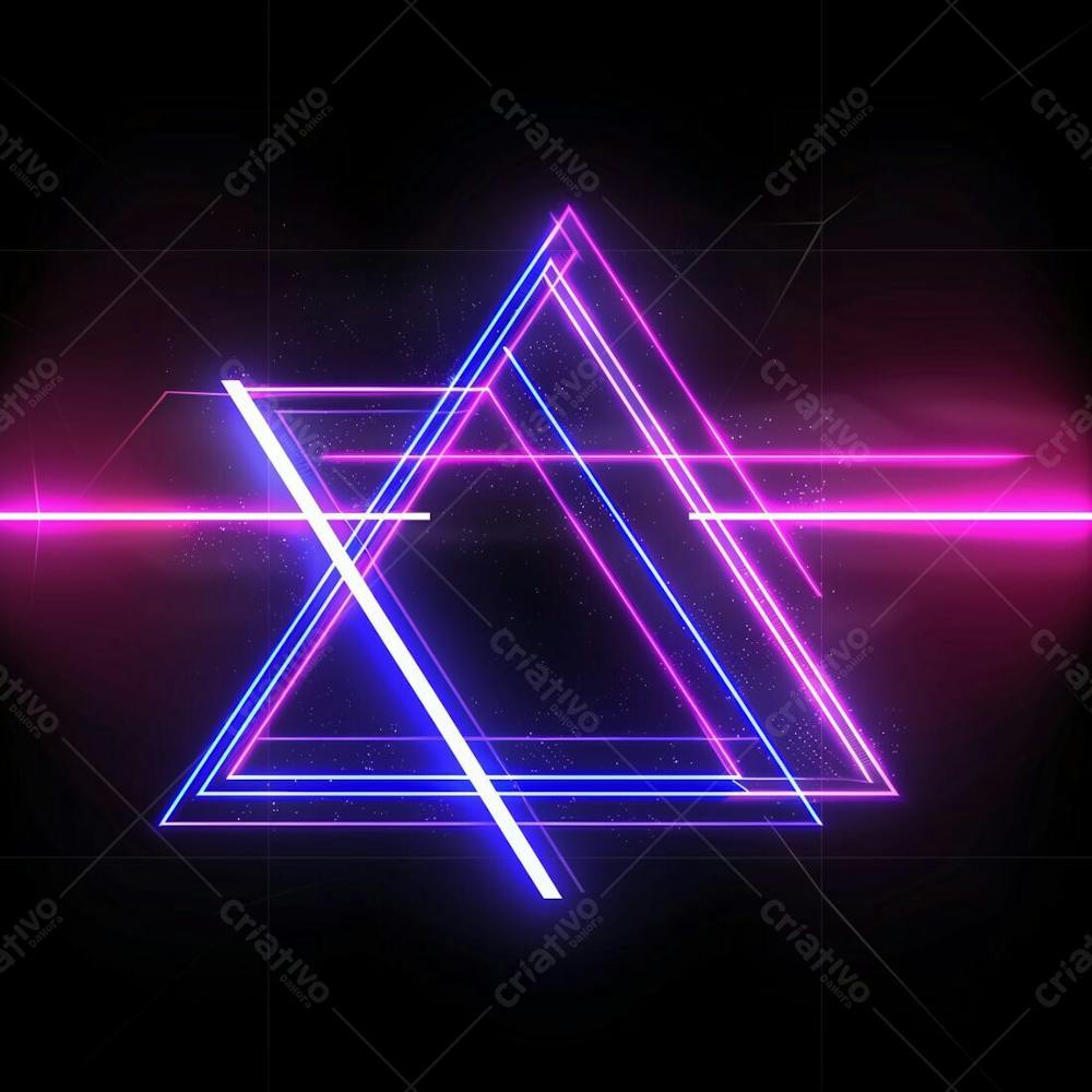 Palco Com Iluminação Em Neon, Backgrounds