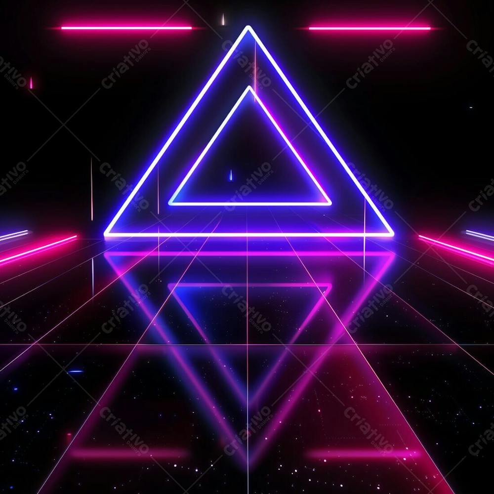 Palco Com Iluminação Em Neon, Backgrounds