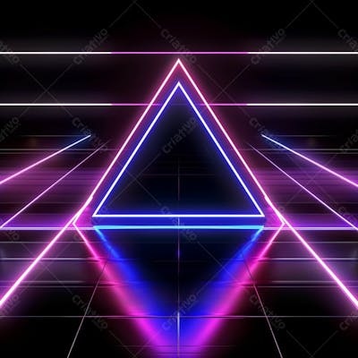 Palco Com Iluminação Em Neon, Backgrounds