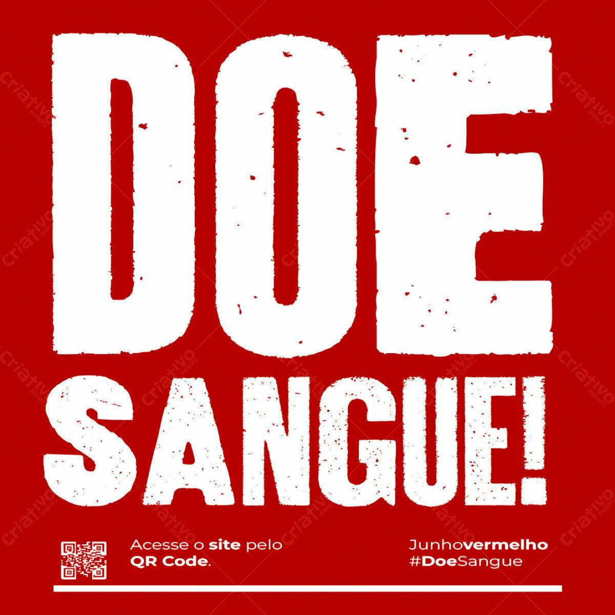 Flyer Doe Sangue PSD Editável