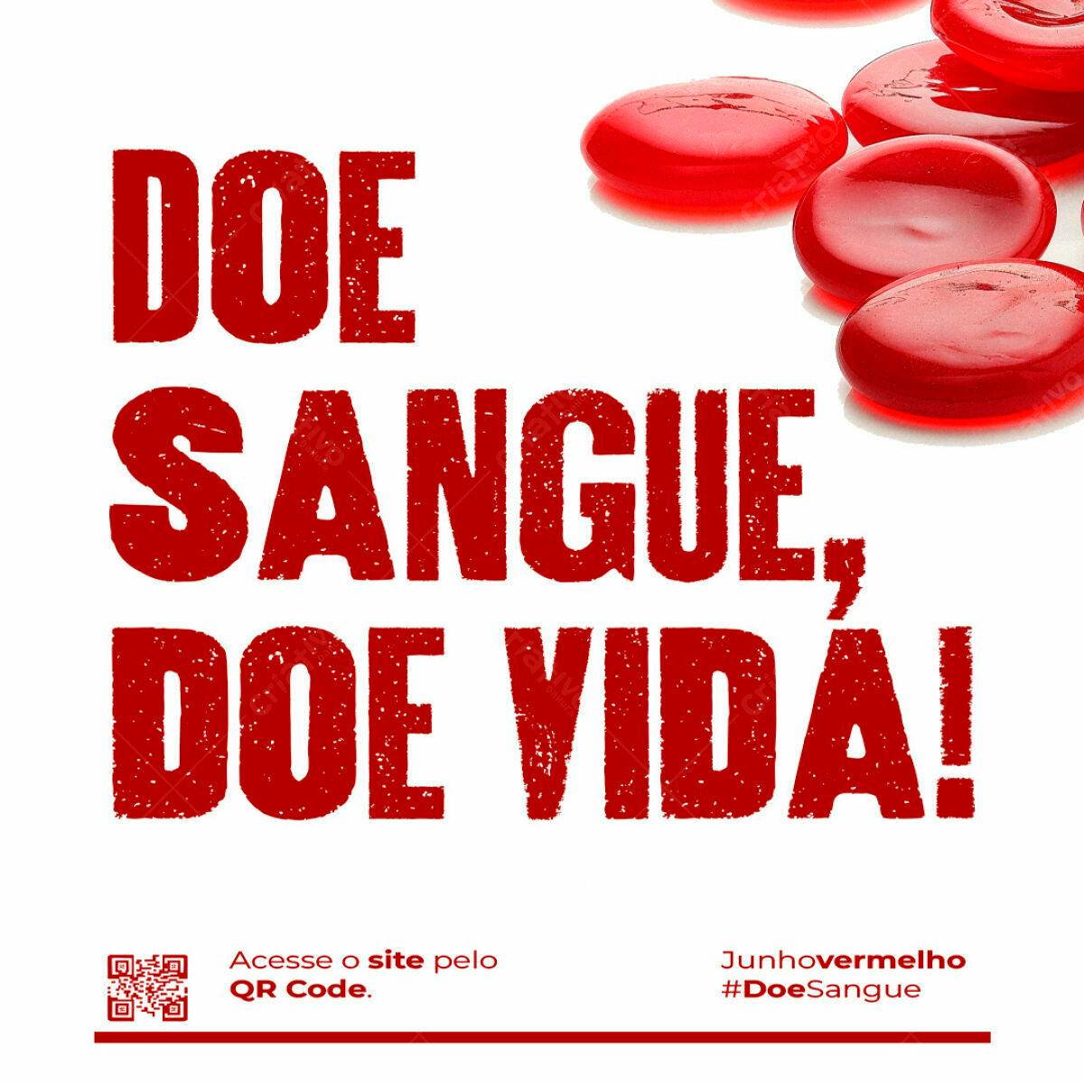 Post para Doe Sangue PSD Editável