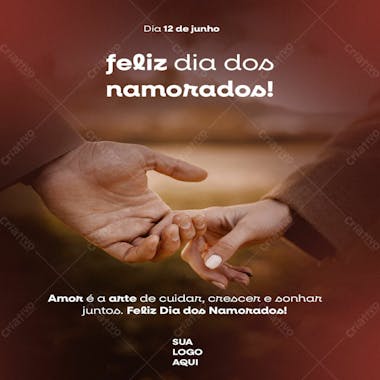 Feliz dia dos namorados