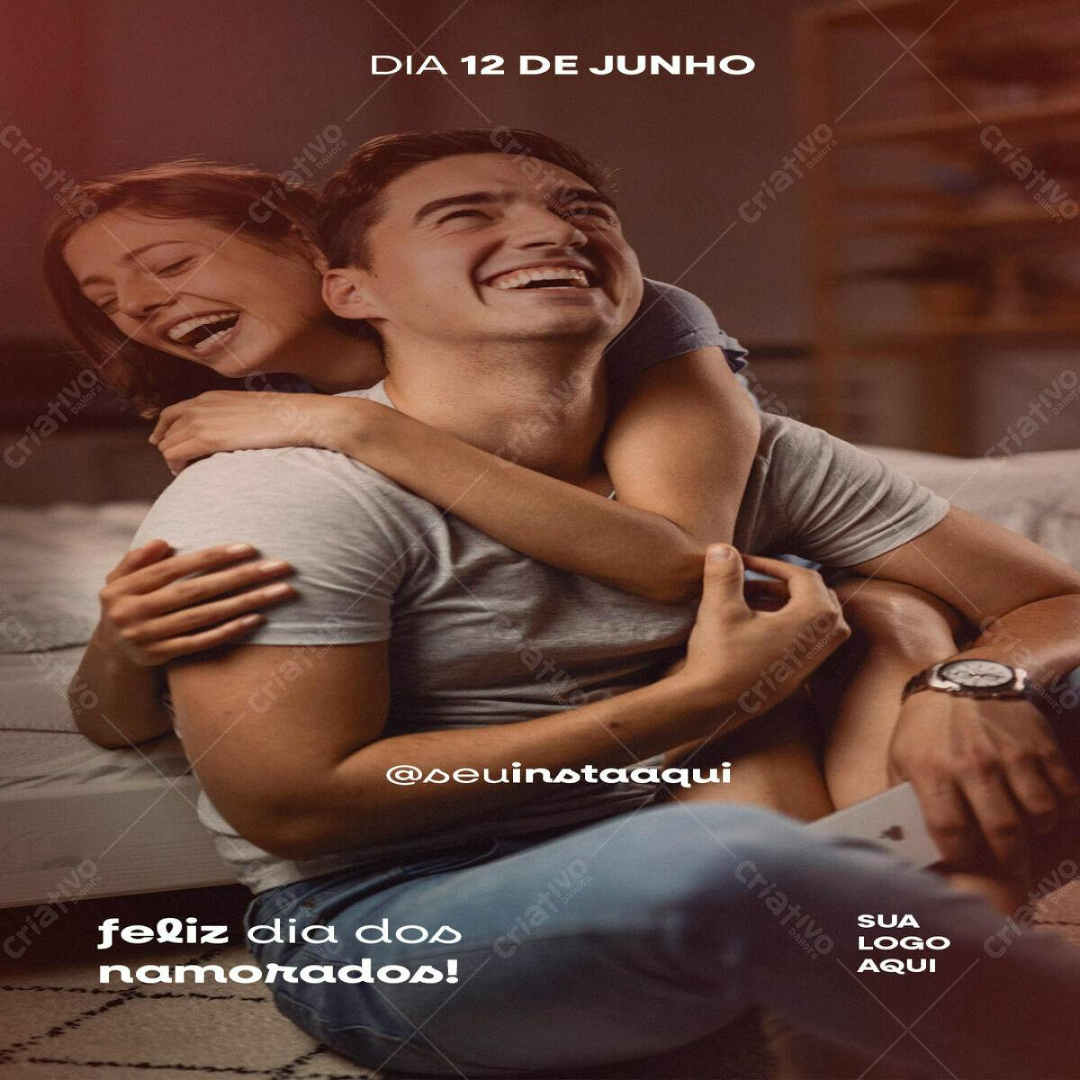 Flyer Dia dos Namorados PSD Editável