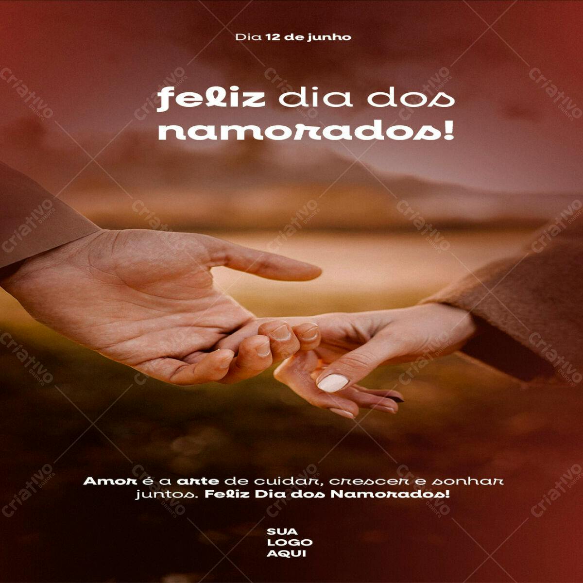 Flyer Dia dos Namorados PSD Editável
