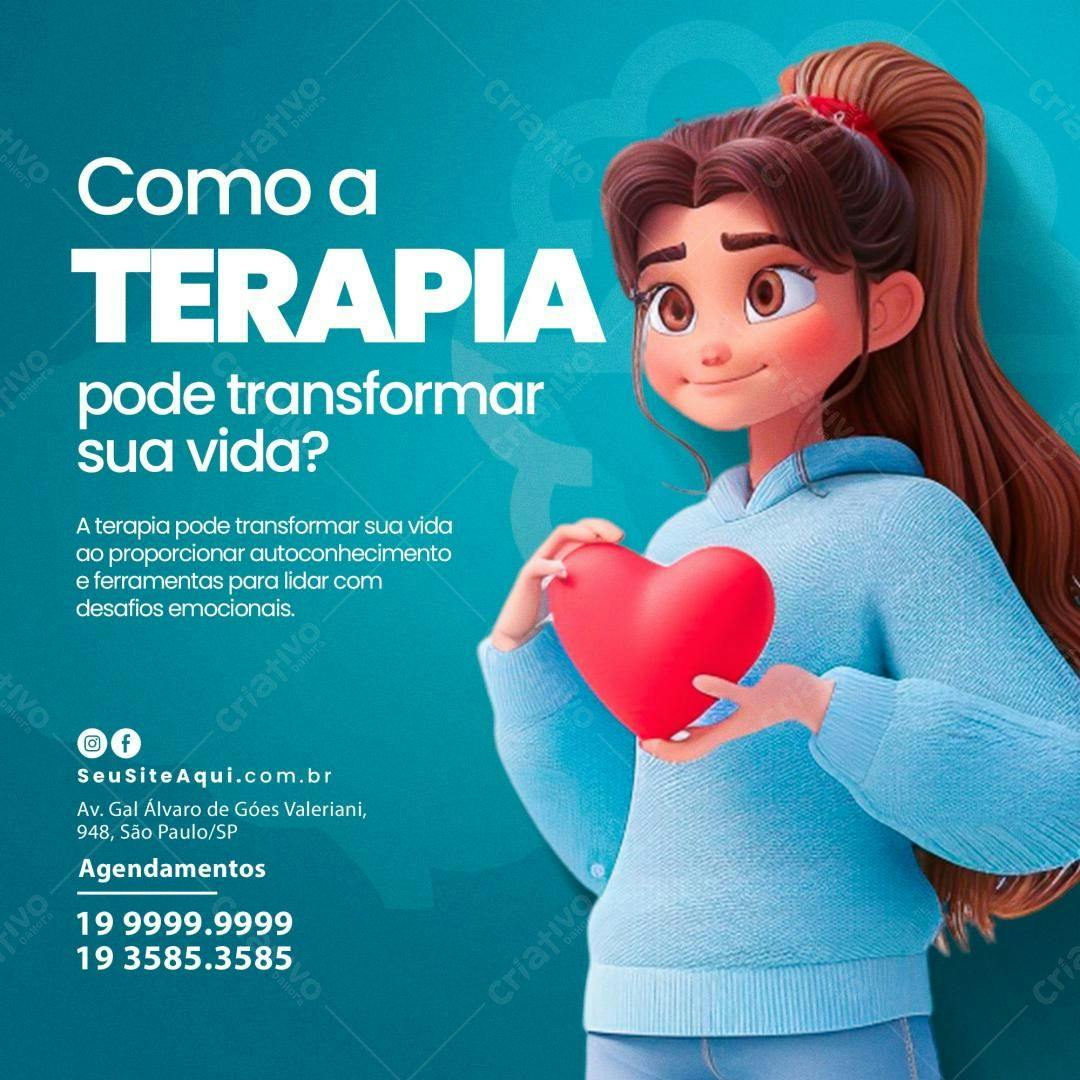 Flyer Terapia PSD Editável