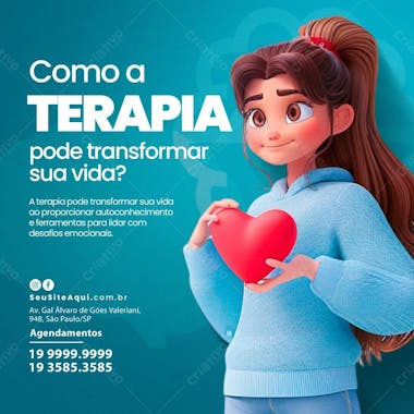 Psicologa como a terapia pode transformar sua vida