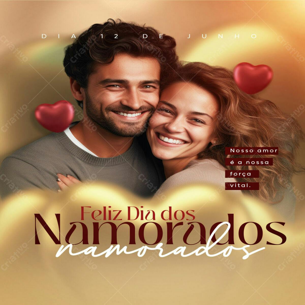 Flyer Dia dos Namorados PSD Editável