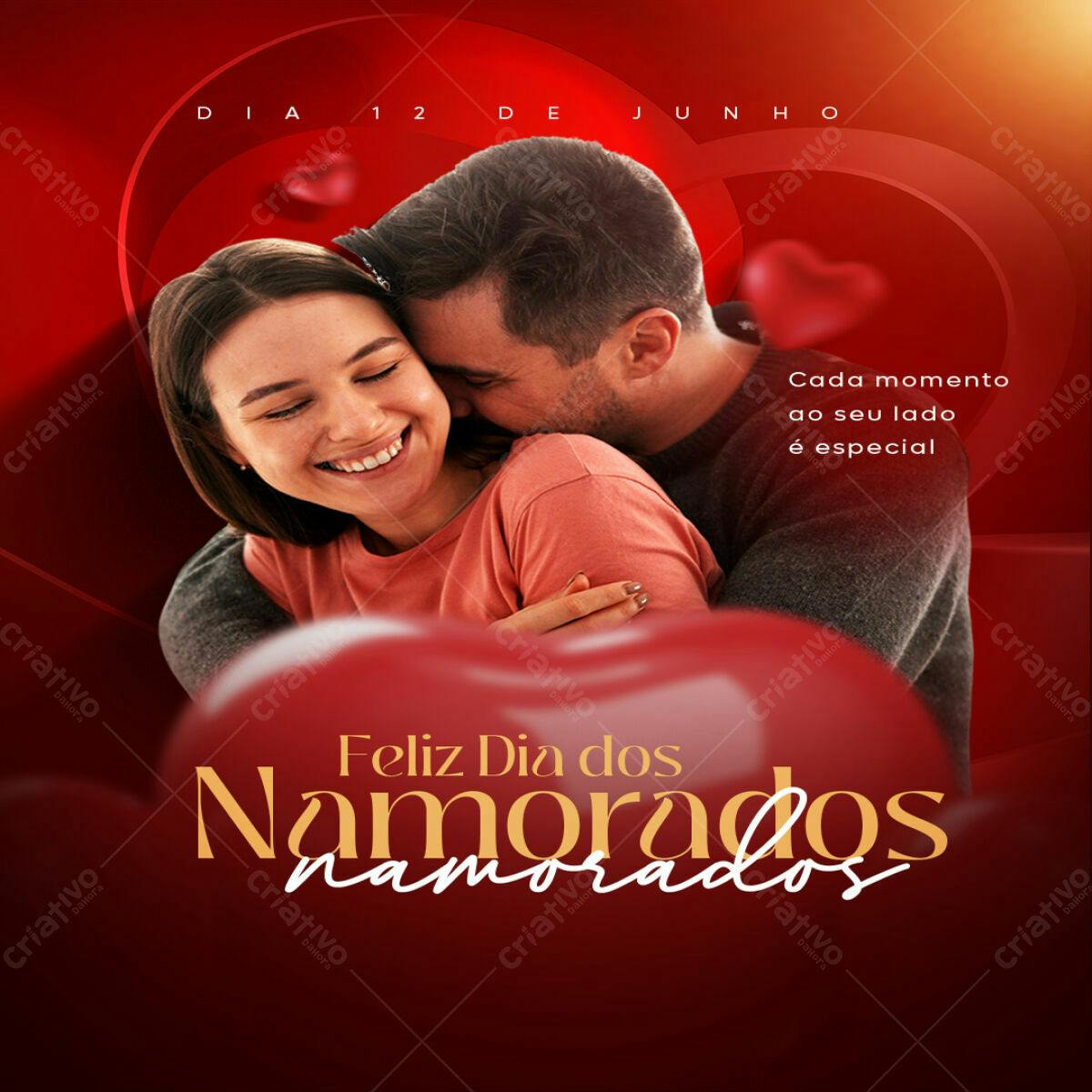 Postagem Dia dos Namorados PSD Editável