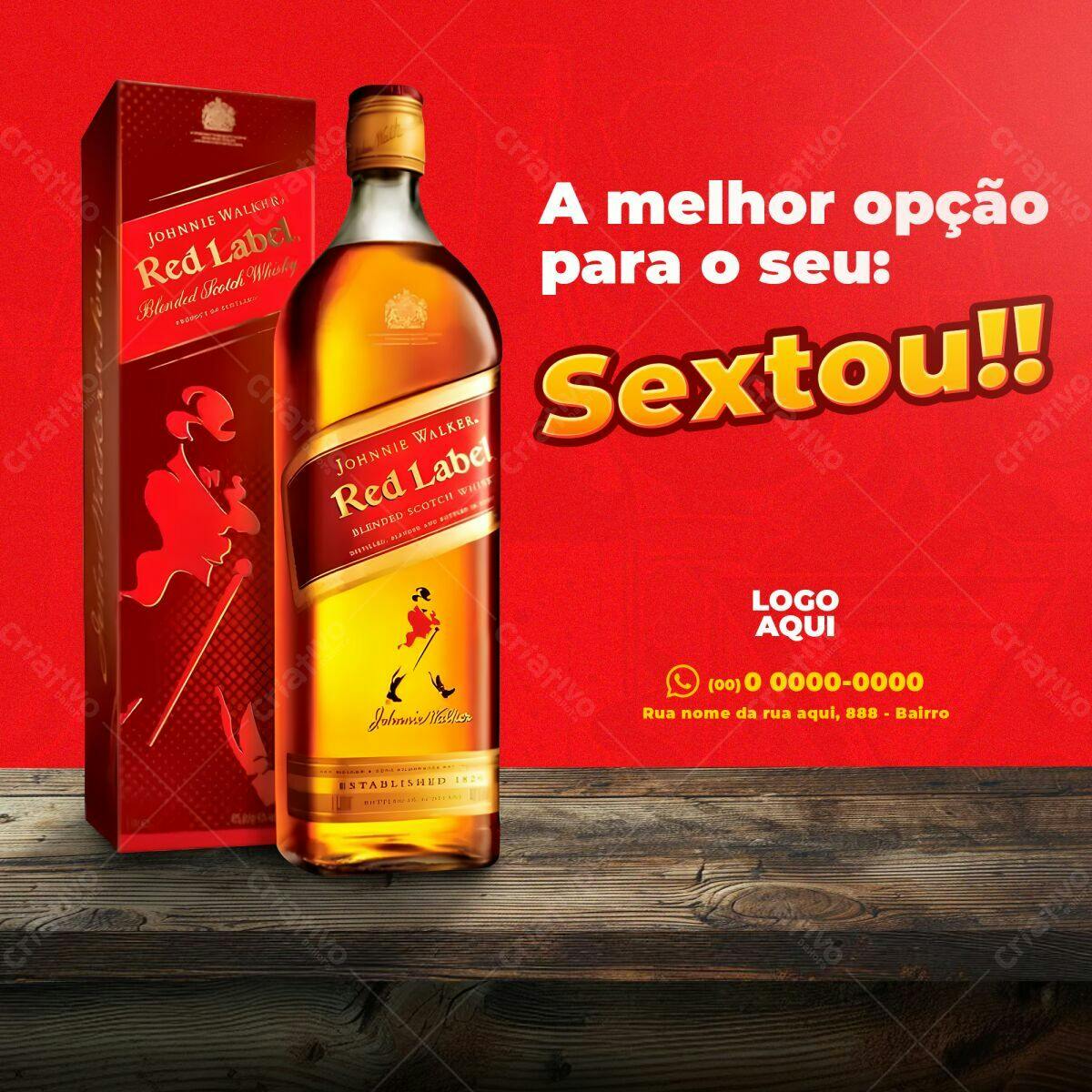 Flyer para Sexta-Feira PSD Editável
