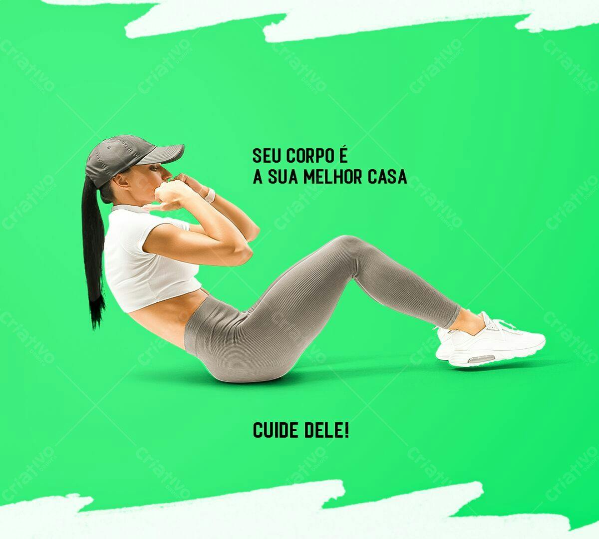 Post para Academia PSD Editável