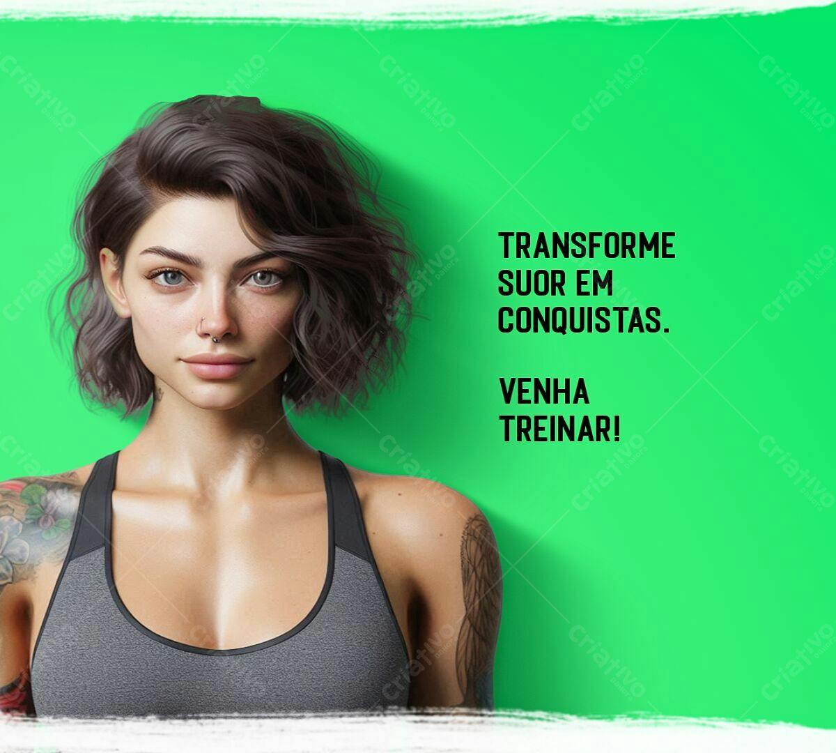 Post para Academia PSD Editável