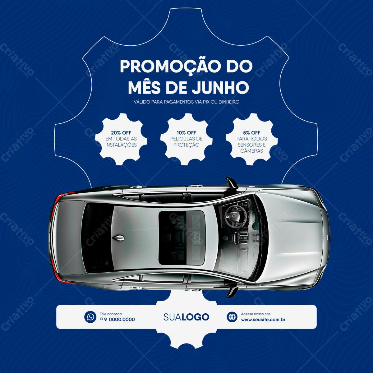 Flyer Promoção Junho PSD Editável